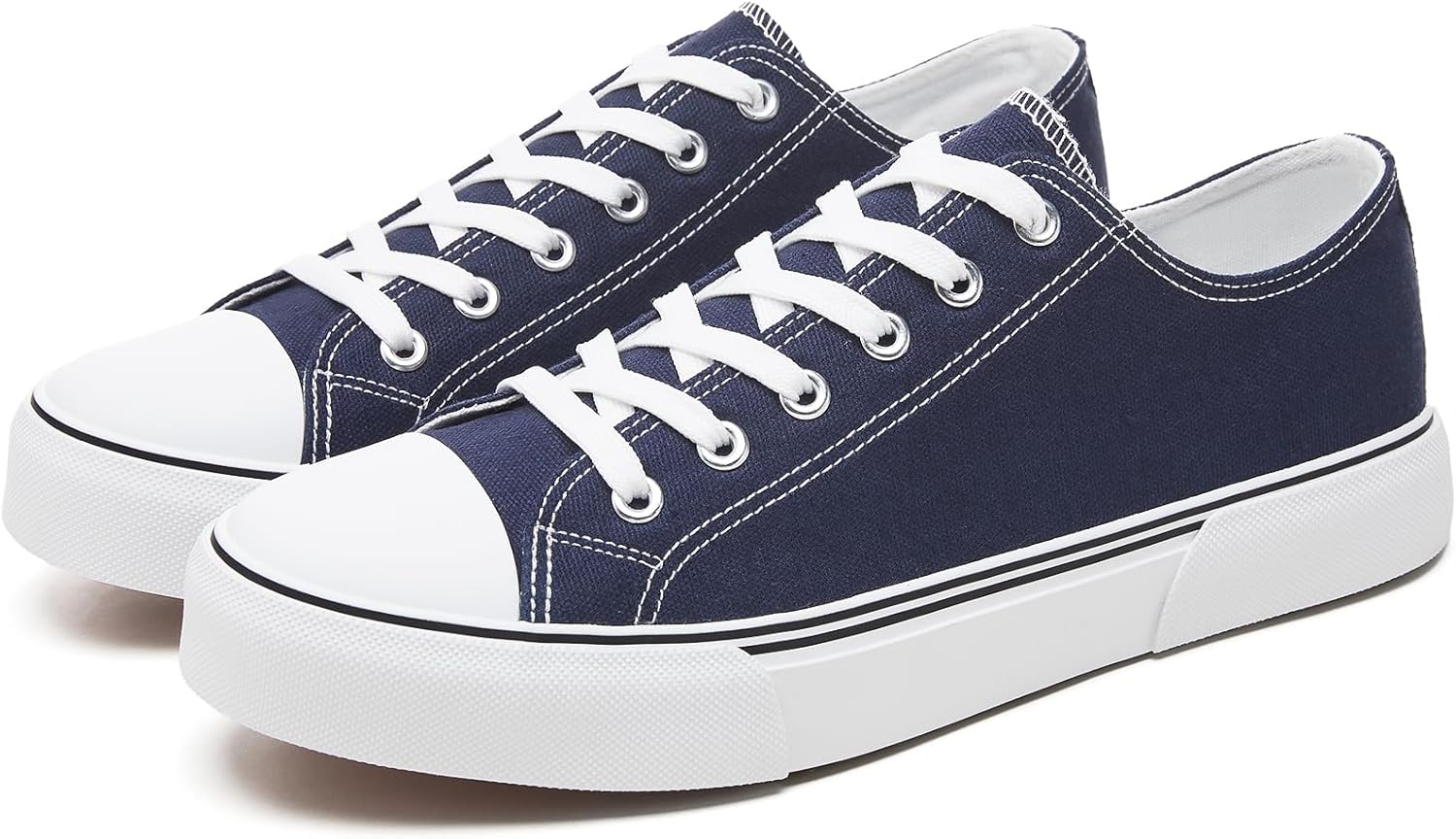 

Кеды yageyan Men Canvas низкие, классические повседневные кроссовки, черно-белые модные обувь