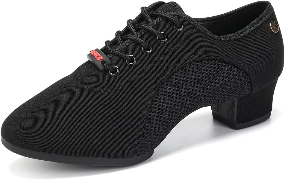 

Женские танцевальные туфли TINRYMX для бальных танцев, стандартные, современные, для обучения и выступлений, латина, сальса, модель LHD2801, черный