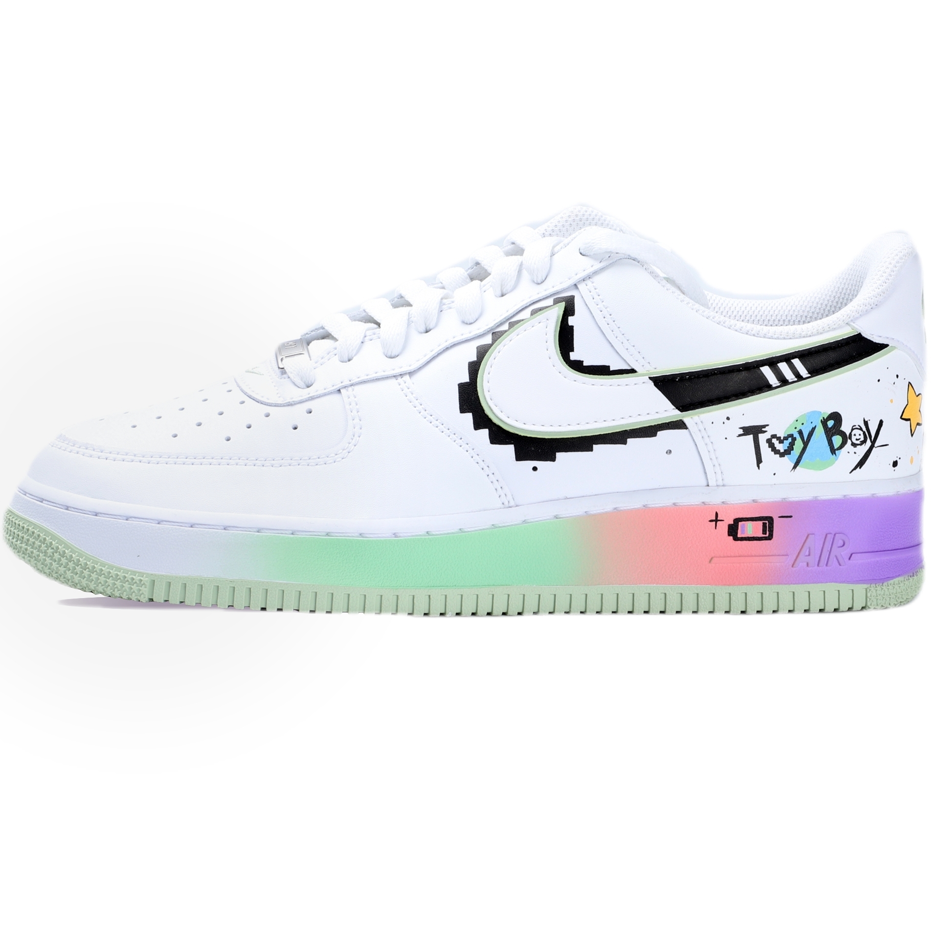 

Мужские кроссовки для скейтбординга Nike Air Force 1, White