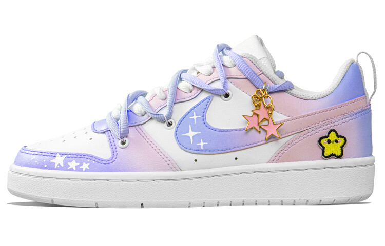 

Кроссовки Nike Court Borough Skateboarding Shoes Women's Low-top Pink/Purple, фиолетовый