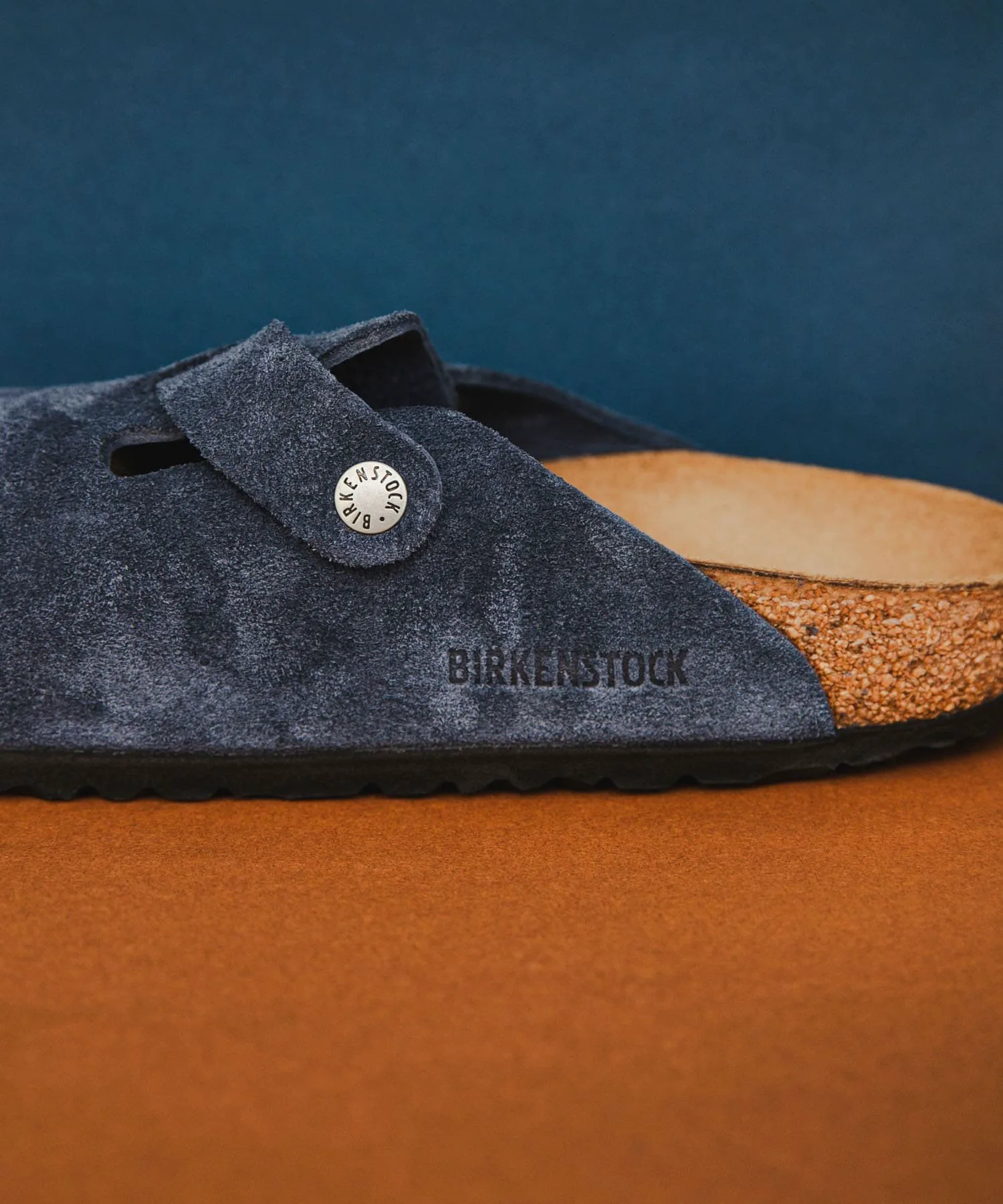 Сандалии Эксклюзивная модель BIRKENSTOCK Boston (узкая) Urban Research, New Navy — фото 4
