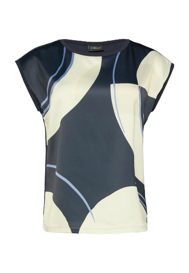 

Футболка с короткими рукавами S.Oliver Black Label, синий