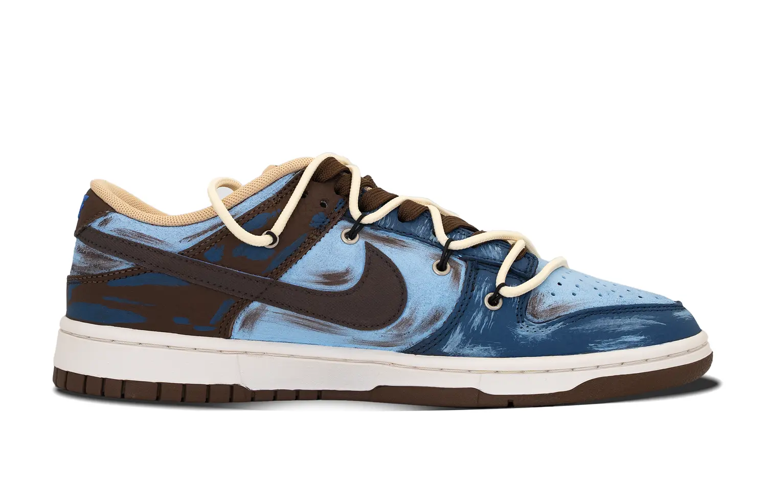 

Кроссовки Nike Dunk Skateboard Shoes Men Low-Top Blue/Brown