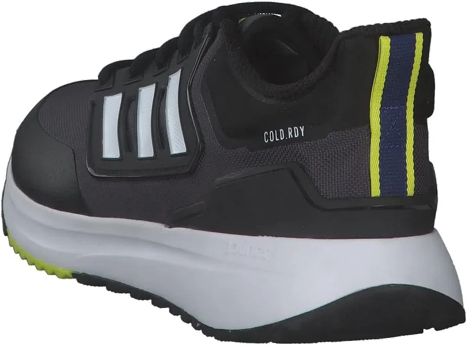 Мужские беговые кроссовки Adidas Eq21 Run Cold.rdy, цвет Carbon Core, черный и серый, три цвета — фото 4