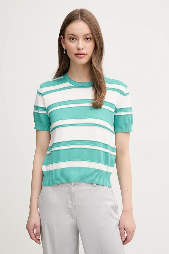 

Хлопковый свитер United Colors Of Benetton, бирюзовый