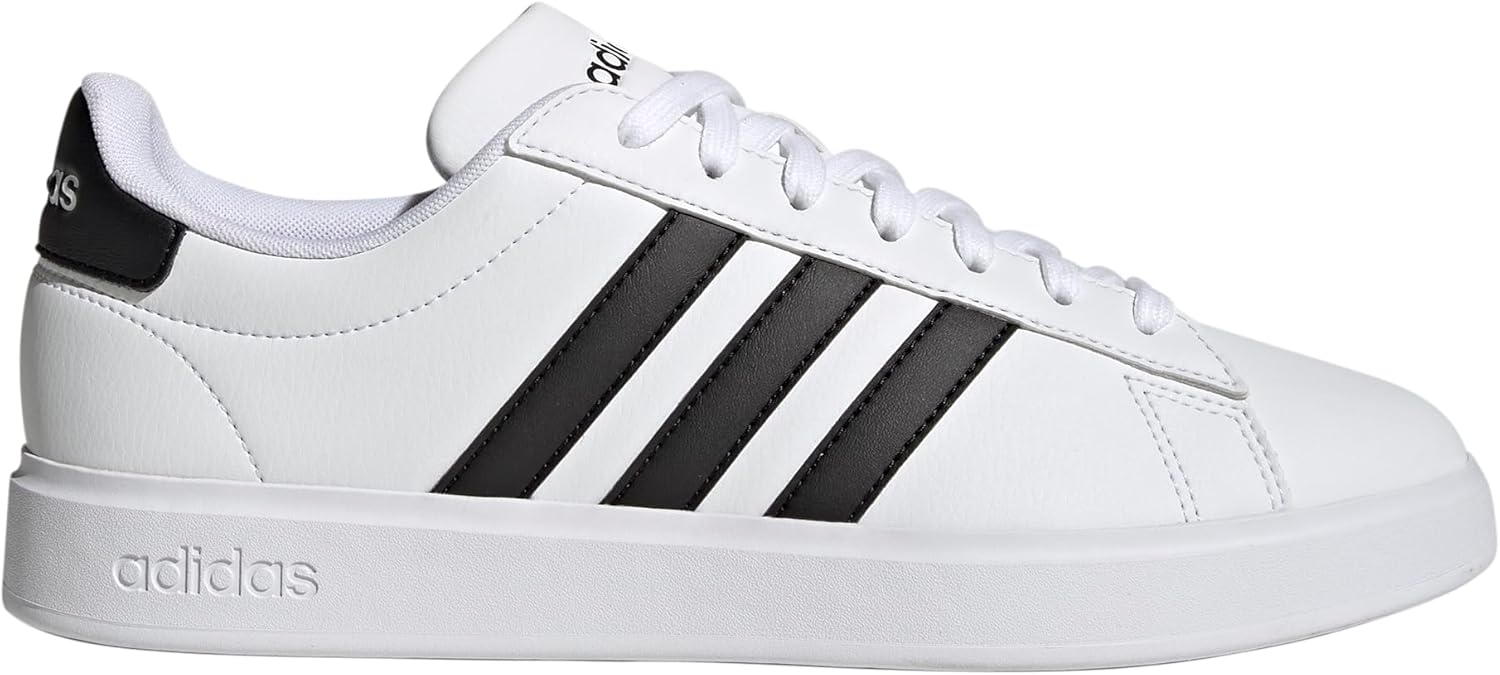 Кроссовки adidas Kids' Grand Court 2.0, белый/черный — фото 2