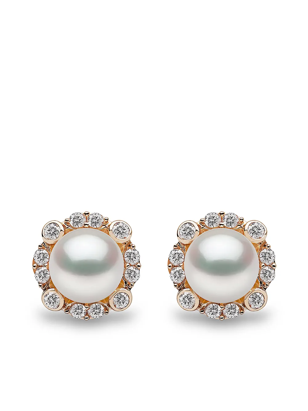 

Серьги Trend из желтого золота с жемчугом и бриллиантами Yoko London, золотой