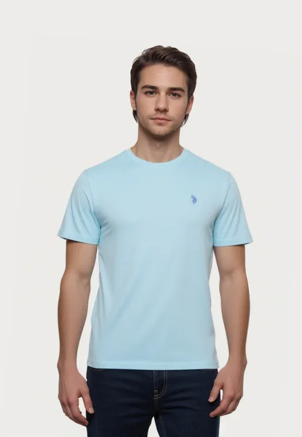 Футболка базовая U.S. Polo Assn., светло-голубой