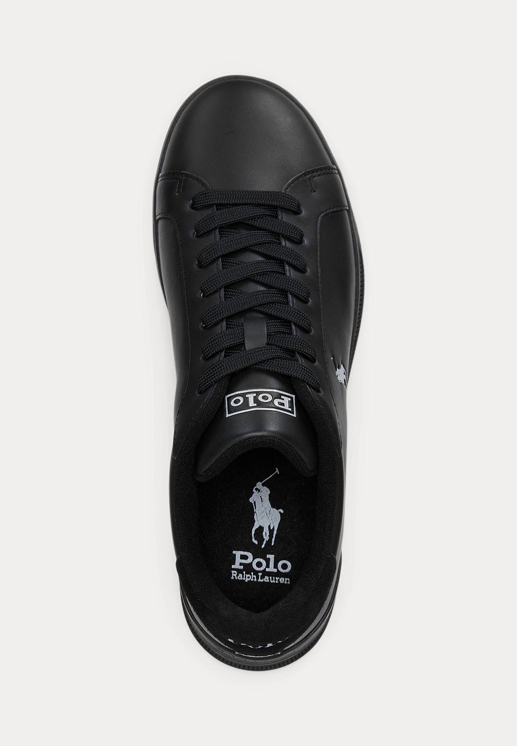 Кроссовки HERITAGE COURT II LEATHER SNEAKER UNISEX Polo Ralph Lauren, черный — фото 4