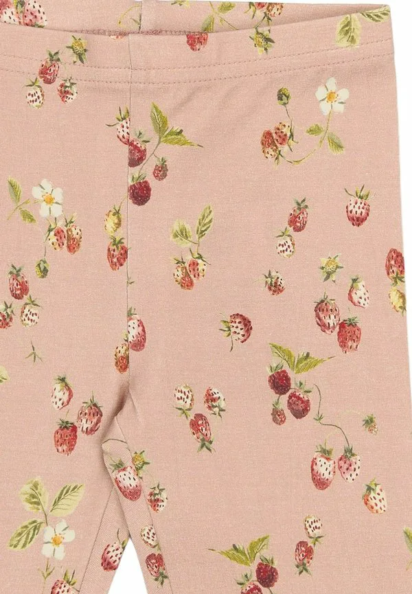 Леггинсы со звездами Petit Piao, Misty Rose Strawberry Aop — фото 3