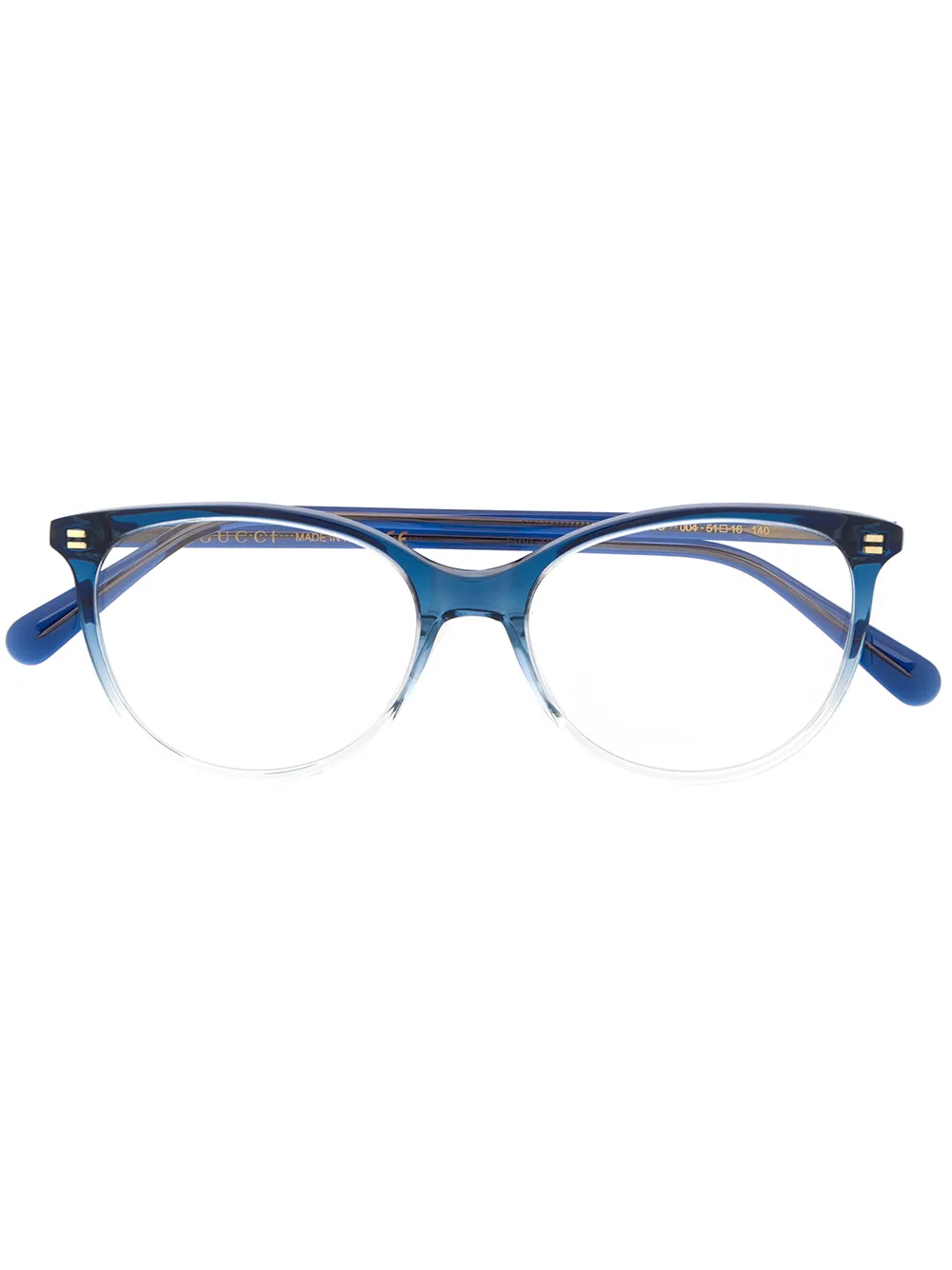 

Солнцезащитные очки с эффектом градиента Gucci Eyewear, синий