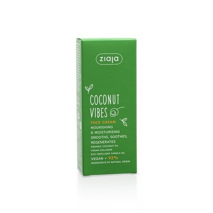 Крем для лица Ziaja — Питательный Coconut & Orange Vibes с кокосом — фото 2