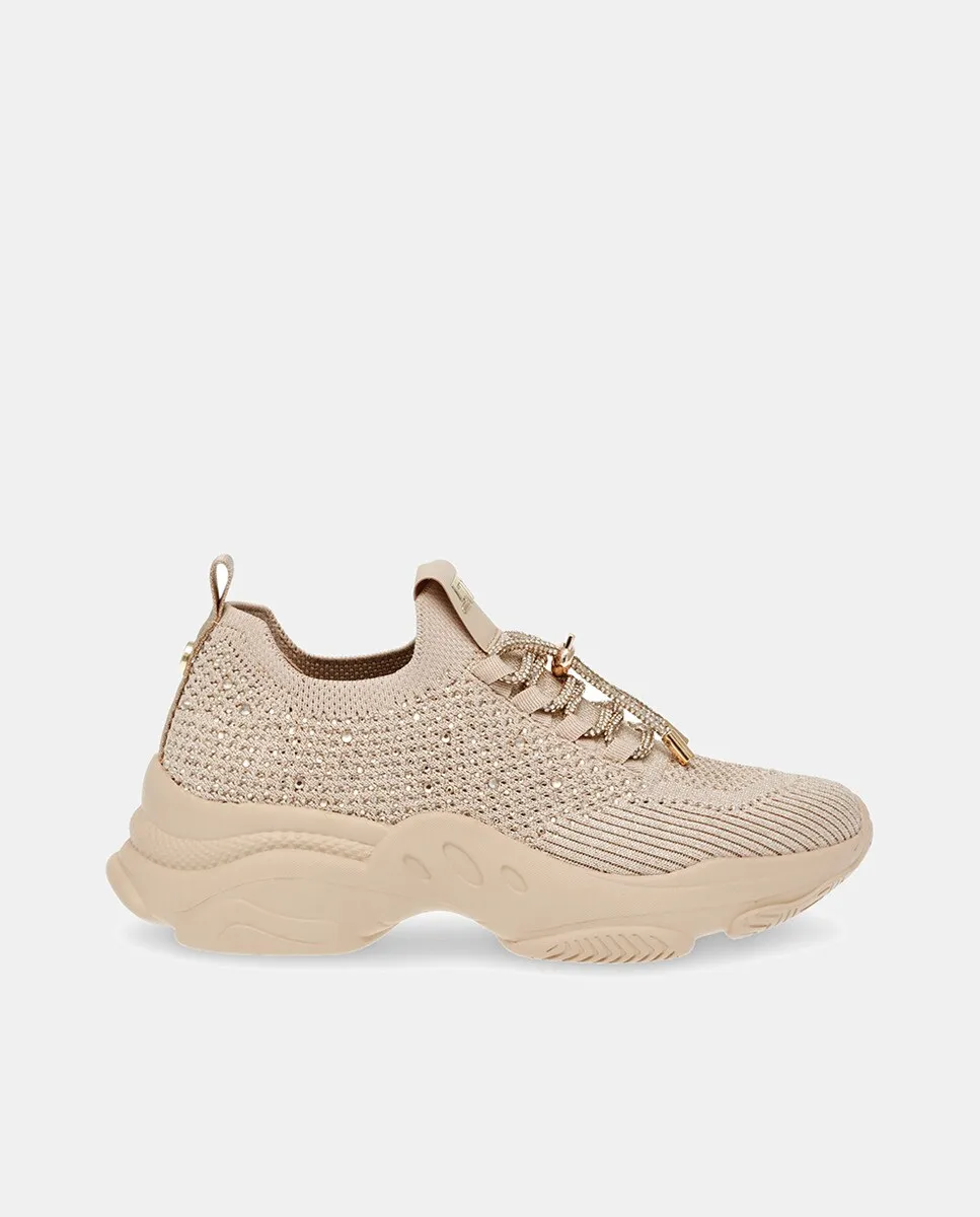 

Кроссовки из ткани для девочки Steve Madden, цвет Natural
