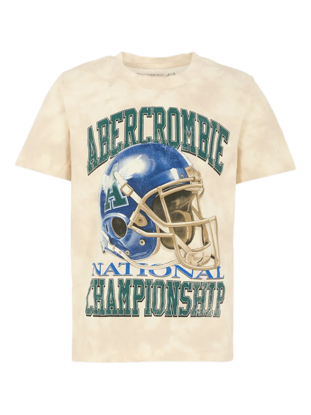 

Футболка с круглым вырезом и принтом тай-дай ABERCROMBIE FITCH KIDS, нейтральный