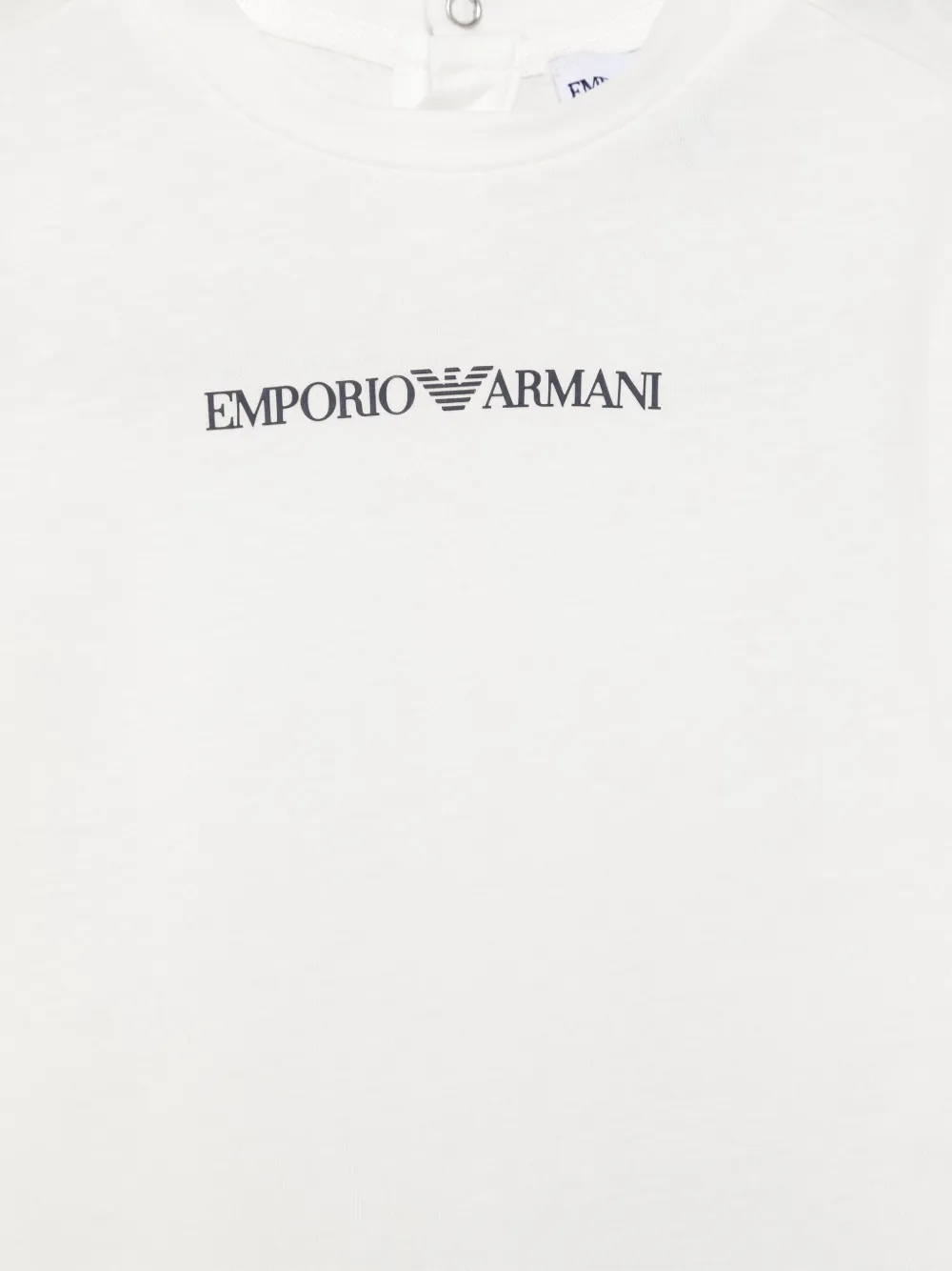 Футболка с логотипом Emporio Armani Kids, белый — фото 3