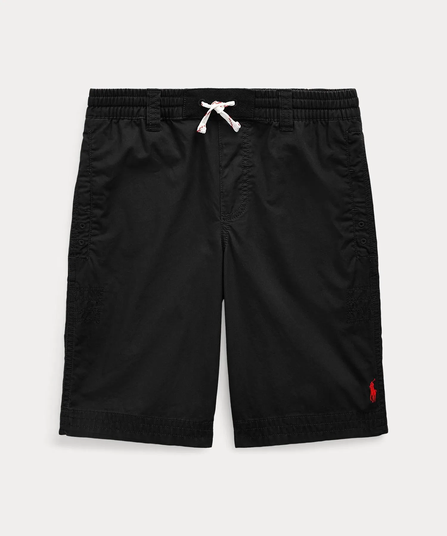 Детские хлопковые шорты POLO RALPH LAUREN чёрные — фото 2
