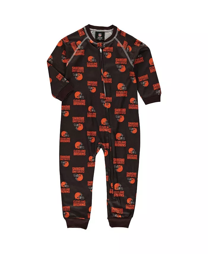 

Детская толстовка с молнией Cleveland Browns с контрастными вставками, для мальчиков и девочек, коричневая Outerstuff