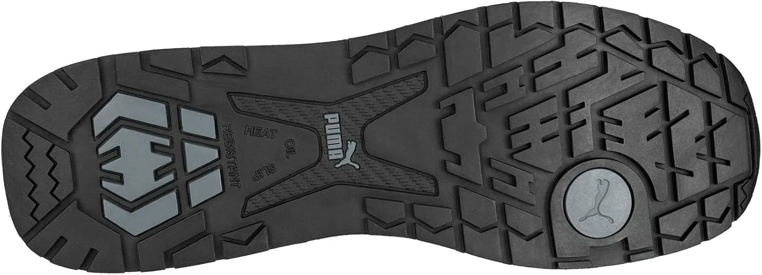 PUMA Safety Rider Low S1PS ESD FO HRO Легкие дышащие защитные ботинки унисекс с нескользящим металлическим защитным колпачком из стекловолокна, Black — фото 2