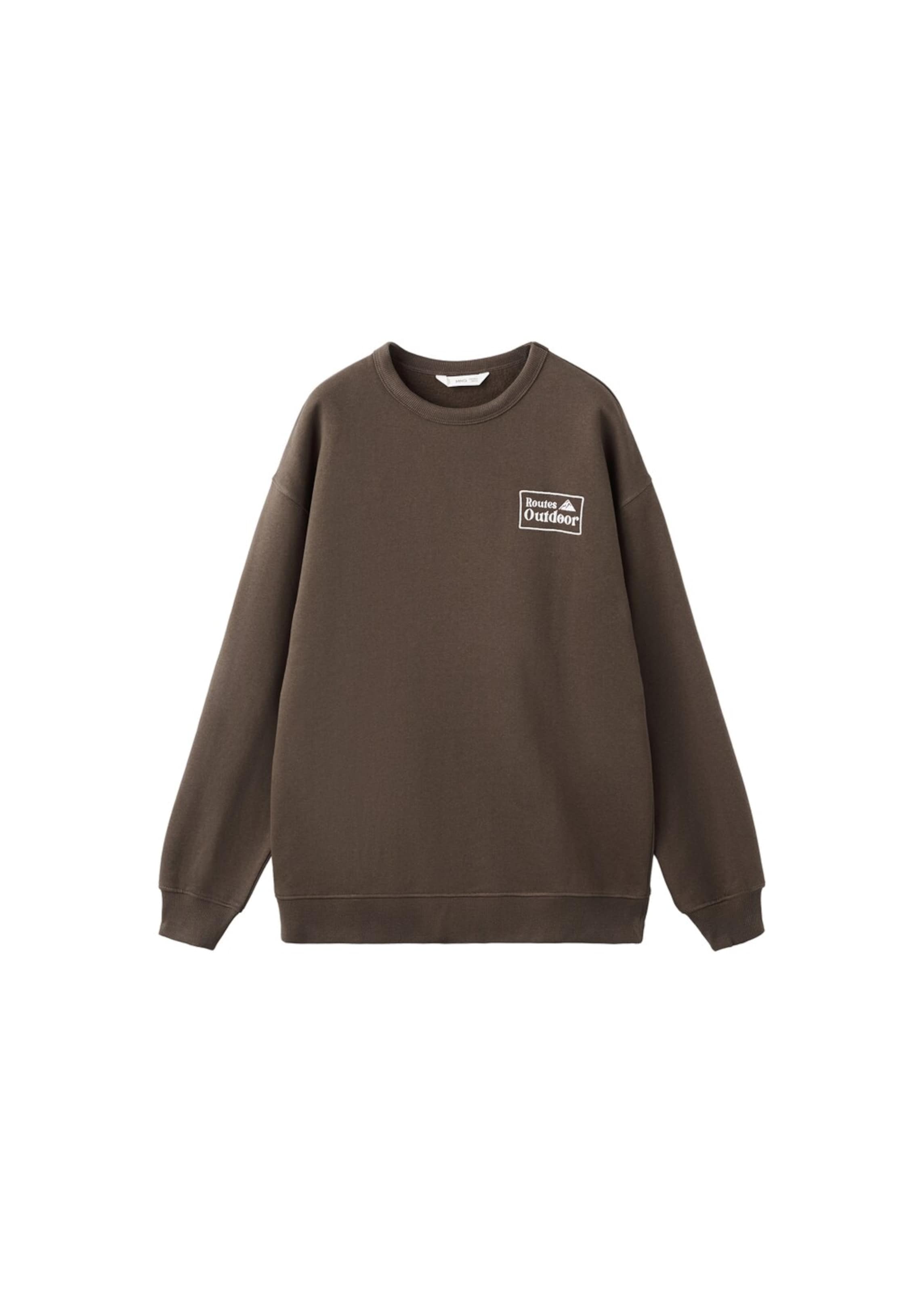 

MANGO TEEN Свитшот 'Outdoor' в цвете Chocolate, Коричневый, MANGO TEEN Свитшот 'Outdoor' в цвете Chocolate