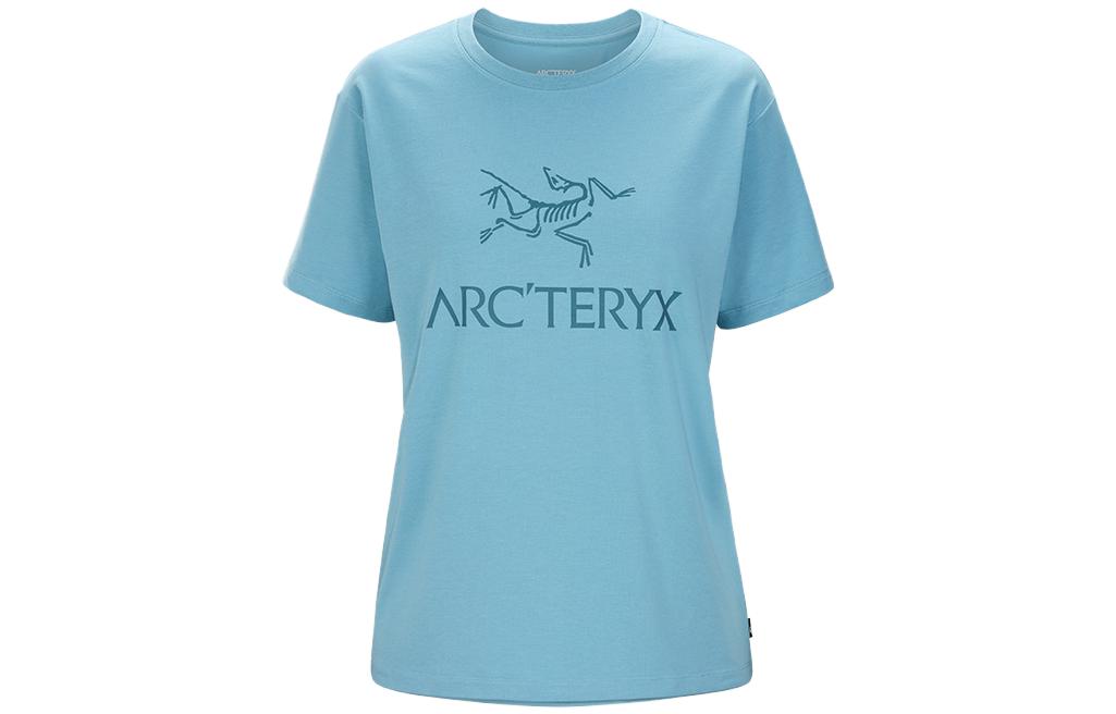 Футболка с втачными рукавами женская Arcteryx, Пыльно-зеленый/Фураж — фото 3