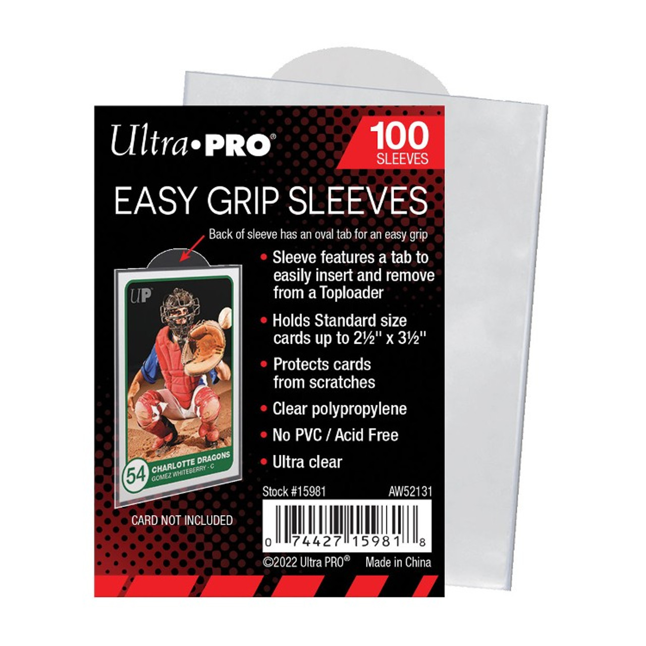 

Аксессуары Ultra Pro Card Sleeves: 2.5" X 3.5" Easy Grip (100ct)