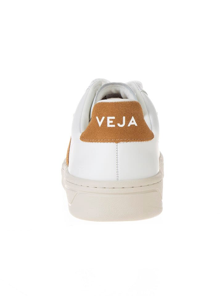 Низкие кроссовки Veja Leder V 12, цвет weiß/hellbraun — фото 3