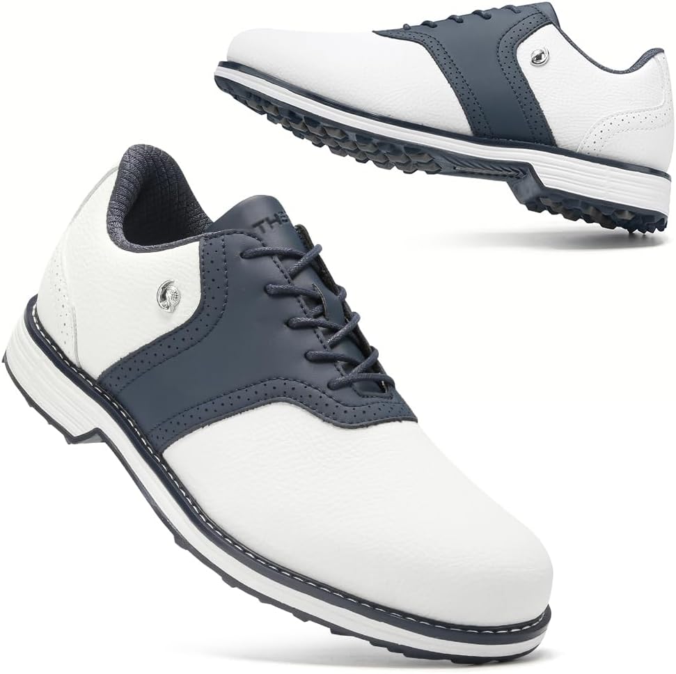 

Мужские гольф-туфли для спорта на улице, кроссовки для гольфа, тренировочные туфли для гольфа, мужские с шипами и без шипов, обувь для гольфа Ifrich, голубой