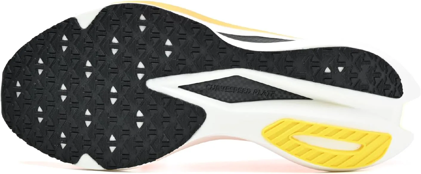 Кроссовки для бега Peak Men's K21 (21 километров) [Peak] K21 EXT53301 Бело-зеленые с амортизацией, мужская мода, оранжевый — фото 3