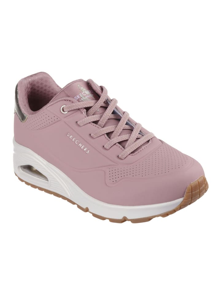 Низкие кроссовки Skechers Low Uno Shimmer Away, розовый