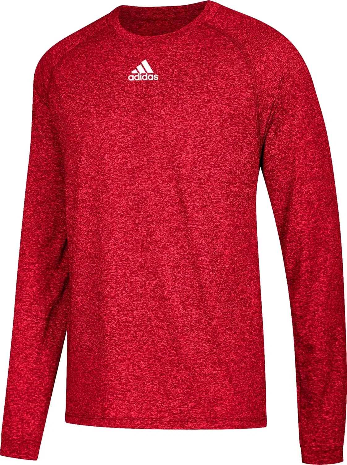 Футболка с длинным рукавом adidas Heathered University Red