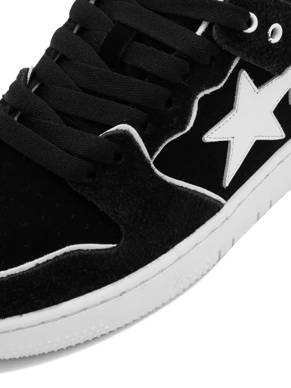 Замшевые кроссовки Sk8 sta A Bathing Ape, черный — фото 4