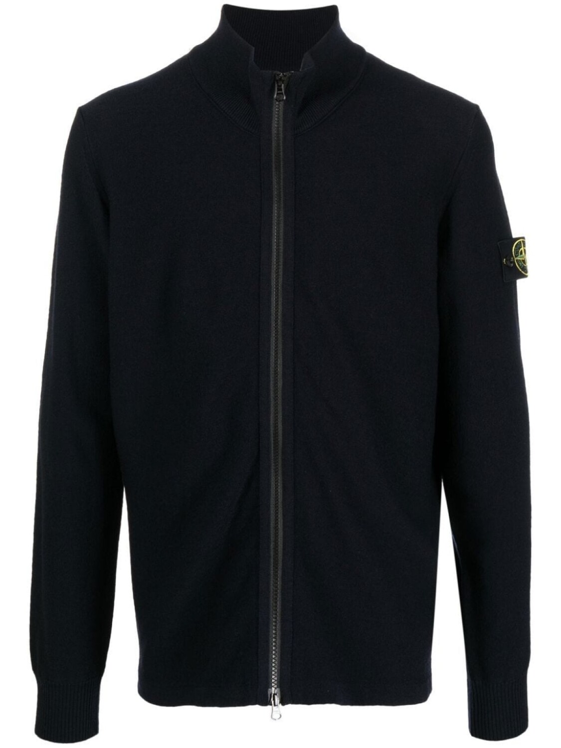 

Stone Island джемпер на молнии с нашивкой Compass, синий