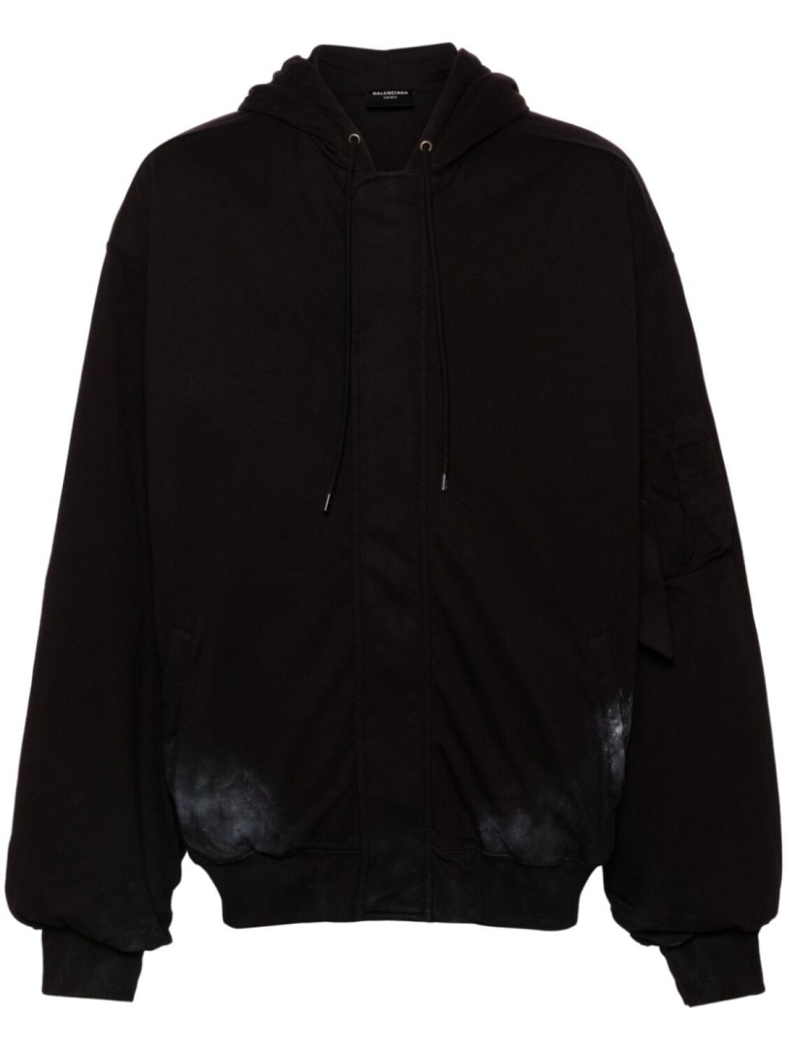

Balenciaga пуховик с логотипом, черный