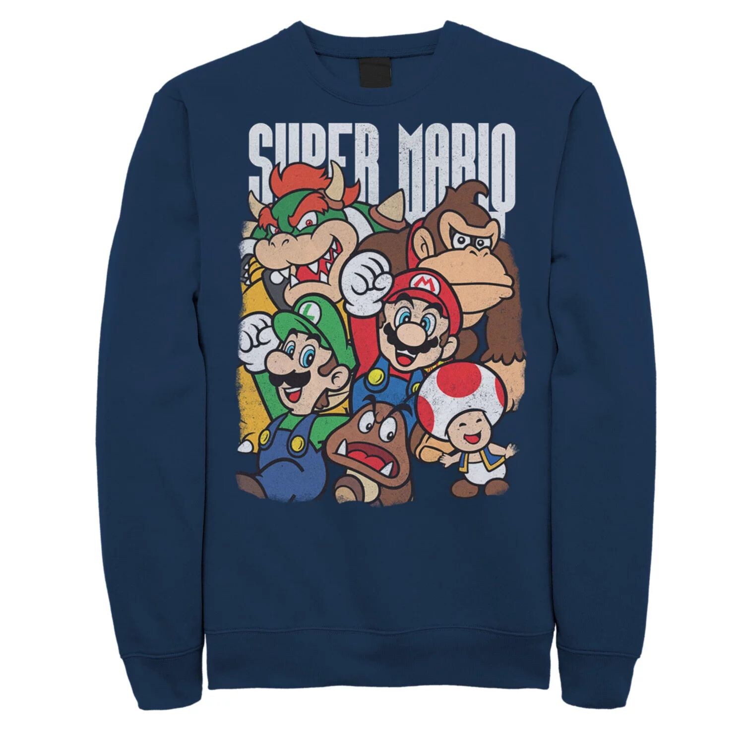 

Мужской свитшот с изображением персонажей Nintendo Super Mario Licensed Character