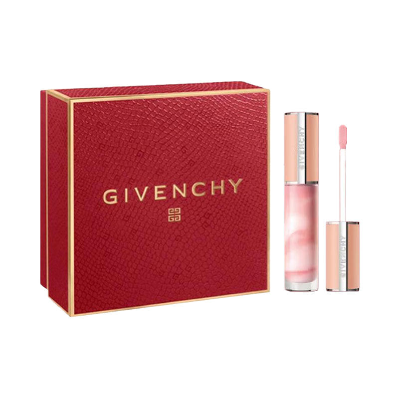 Givenchy Красный Lucky Gilded Limited Edition блеск для губ Lollipop Premium Sweetness глянцевый легко растушевывается блестящий 6мл — фото 4