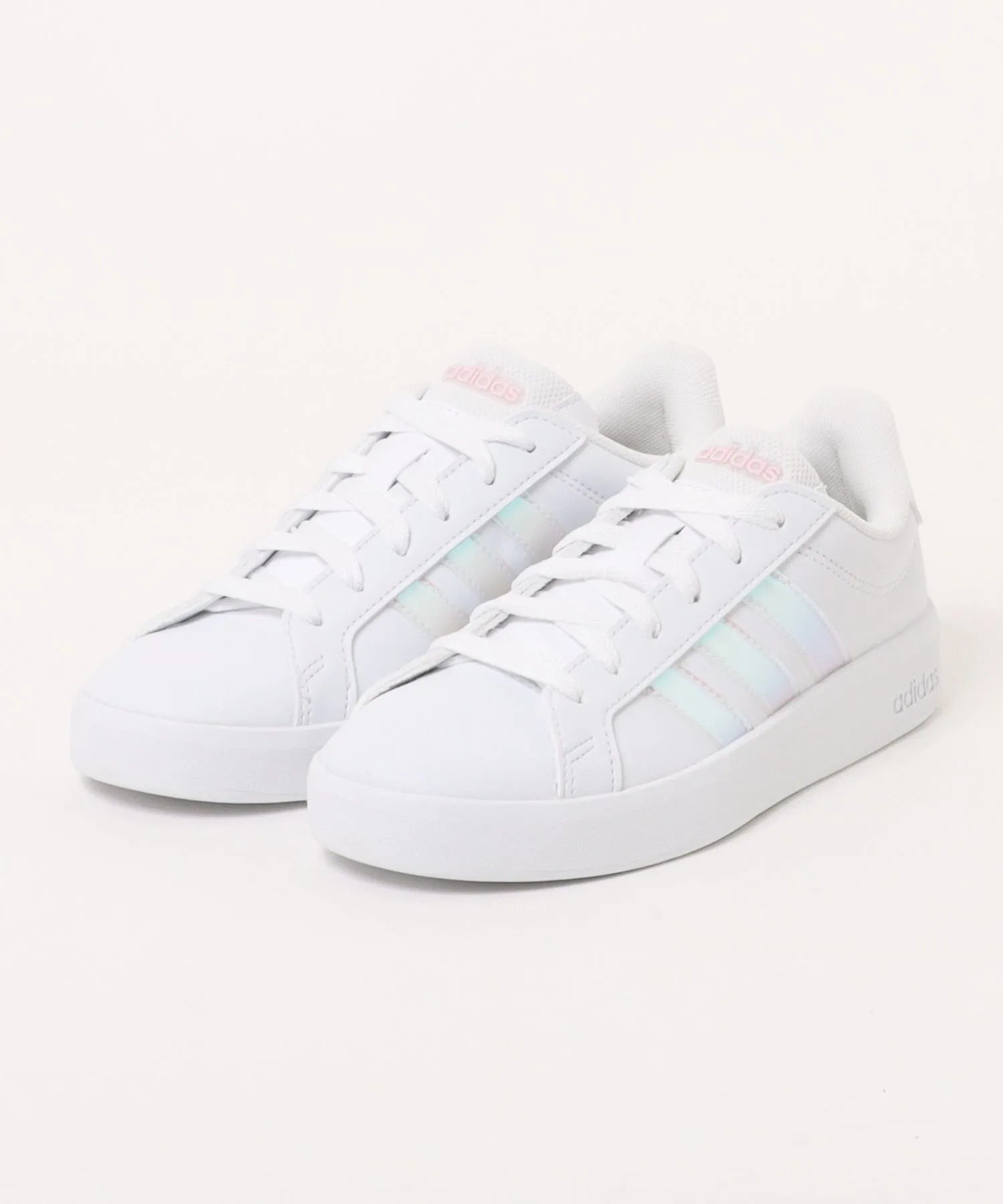 Детские кроссовки из синтетической кожи adidas GRANDCOURT 3.0 J белые