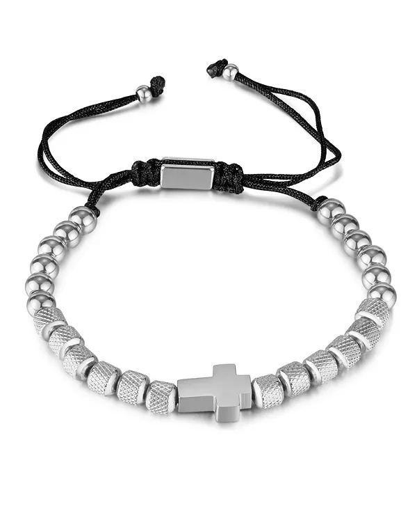 

Серебряный браслет из бусин-веревок из нержавеющей стали Rhona Sutton, silver