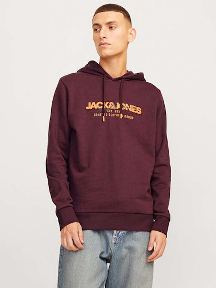 

Толстовка Jack & Jones Hoodie, бордо