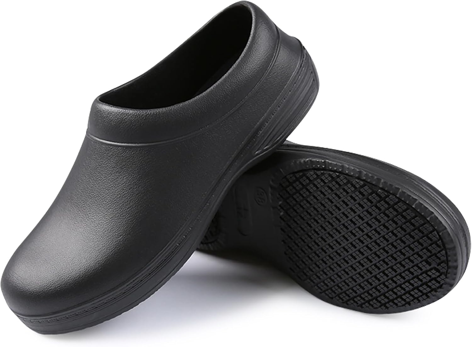 

Унисекс Нескользящие обувь для питания, Водонепроницаемые и маслобойкие кухонные сабо, Удобные обувь для медсестры, Для мужчин для использования внутри и снаружи на кухне, обувь для повара Keroius, черный