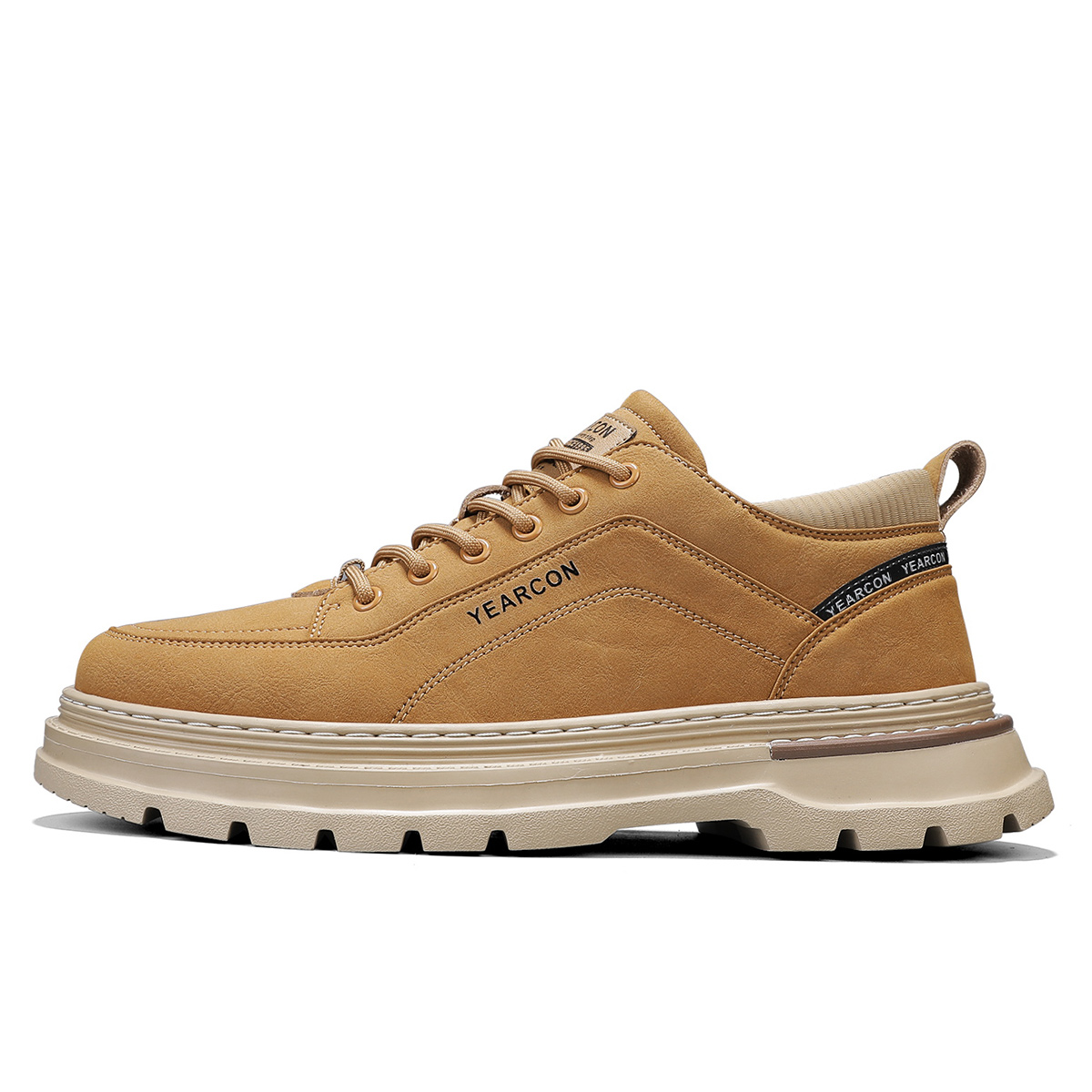 

Низкие повседневные туфли для мужчин YEARCON, Brown Yellow