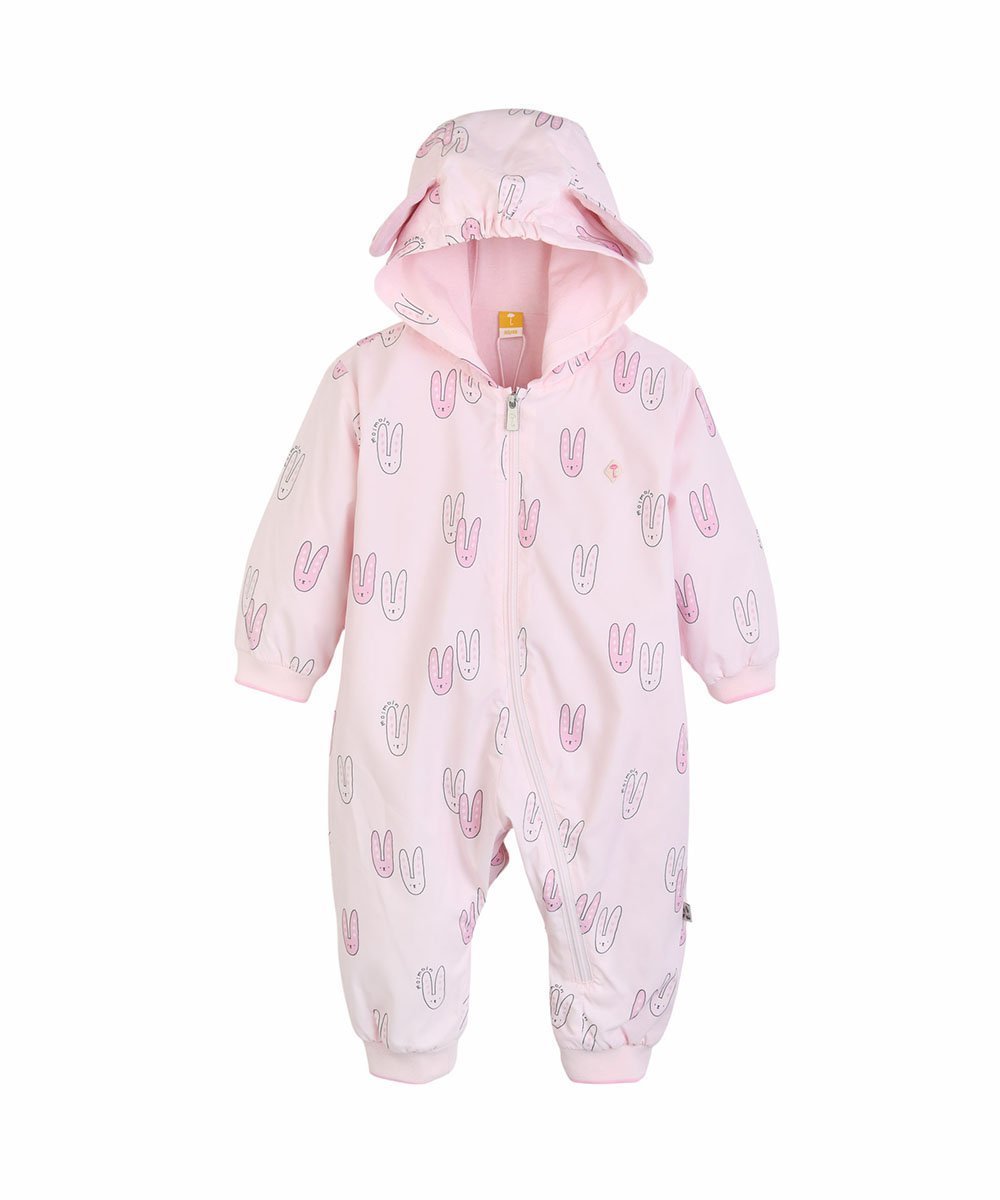 Комбинезон с капюшоном и ушками в виде животного Moimoln, pink