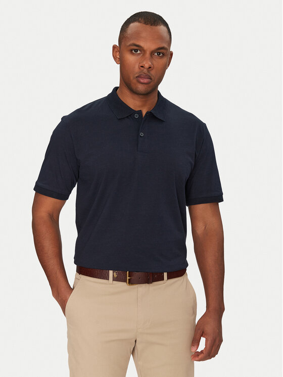 

Рубашка поло стандартный крой Jaxon 12268227 Jack&Jones, синий