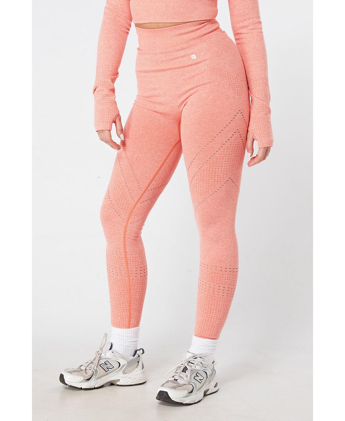 

Женские бесшовные леггинсы Marl с лазерной резкой Twill Active