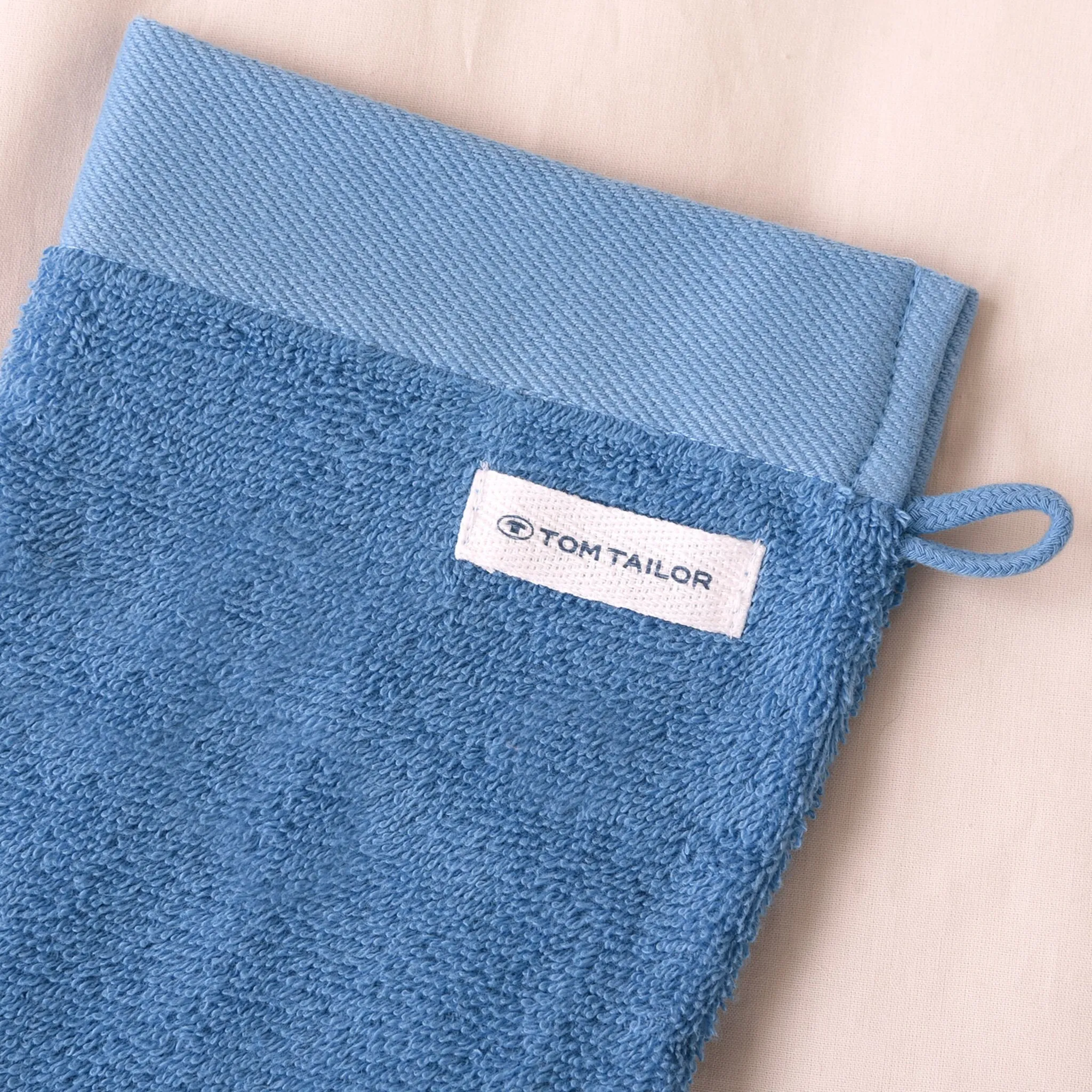 TOM TAILOR HOME Рукавица для мытья «COLOR BATH Рукавица» (6 шт., набор из 6 рукавиц для мытья 16 х 21 см), цвет Cool Blue — фото 2