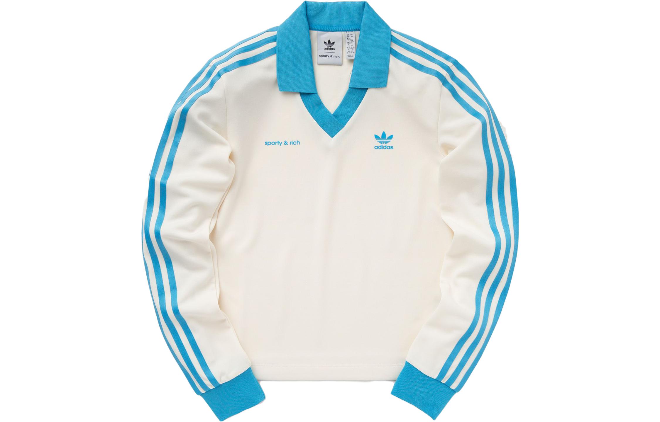 

Футболка Sporty & Rich X Sporty & Rich Co-branded SS23 женская белая Adidas Originals