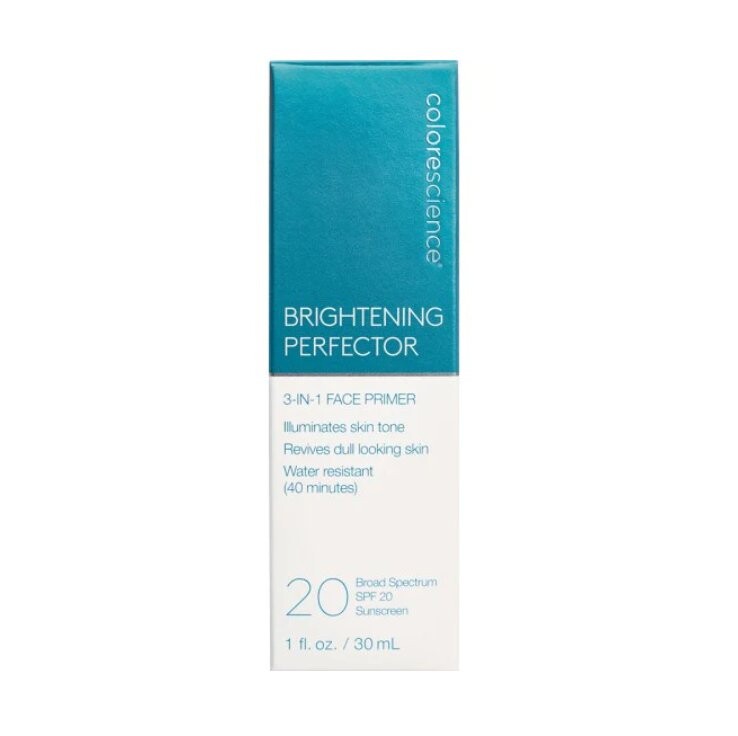 Colorescience, Осветляющая кожу праймер для лица SPF20, осветляющая основа с SPF, 30 мл — фото 3
