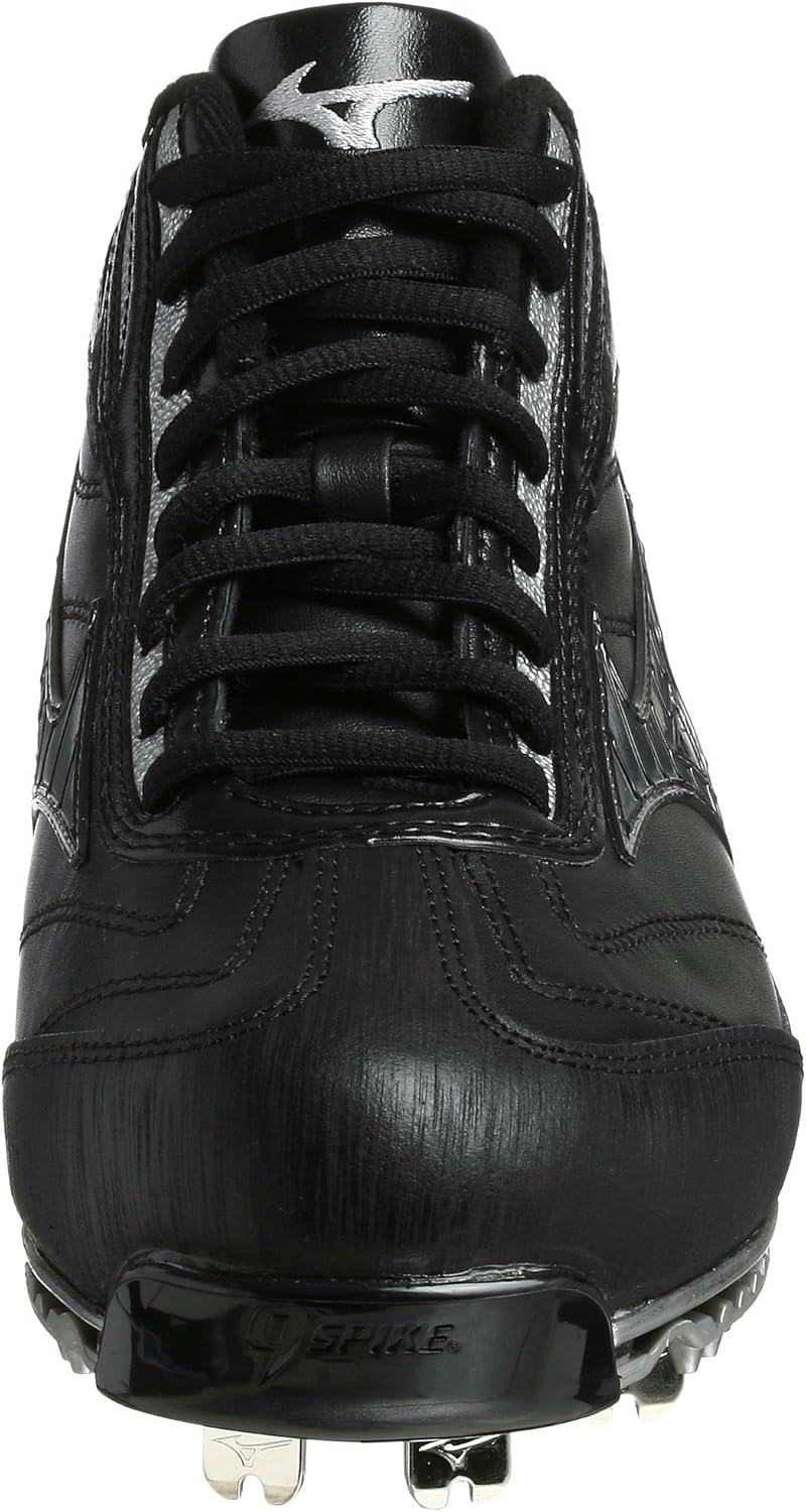 Бейсбольные бутсы Mizuno Men's Pro Mid G4, черный — фото 2