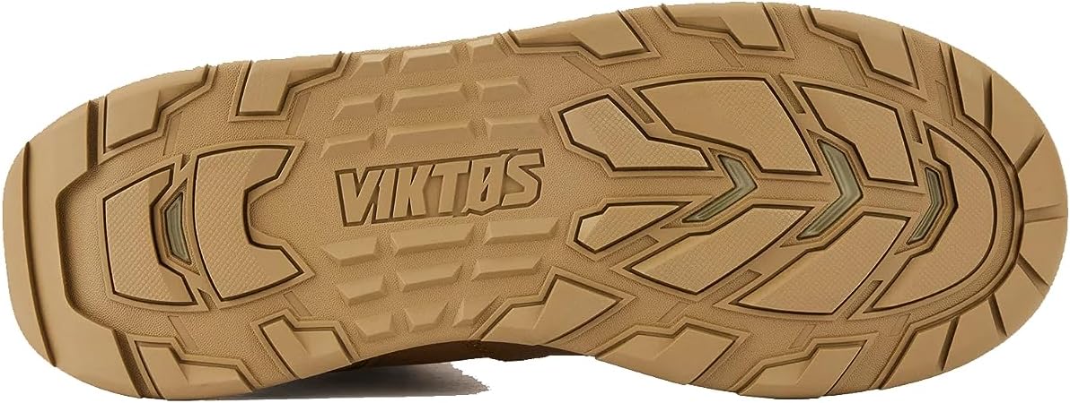 Мужские походные ботинки VIKTOS с высокой 15 см подошвой, прочные, противоскользящие, дышащие, надежные, водонепроницаемые и устойчивые к погодным условиям, Coyote — фото 3