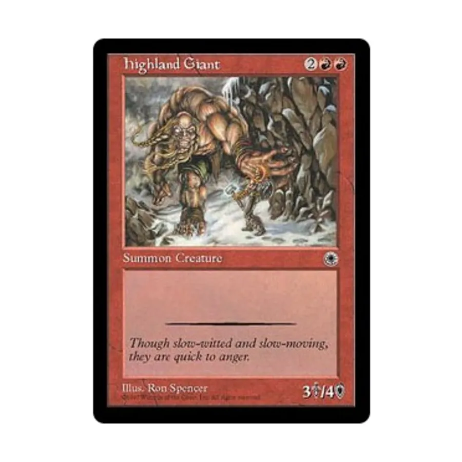 

CCG Хайленд Гигант (К), MTG - Portal