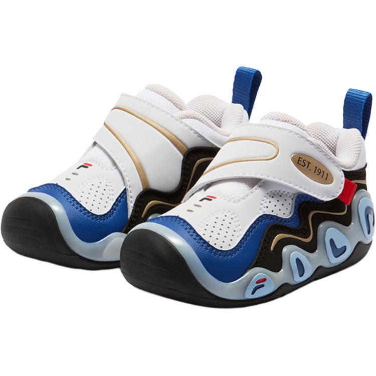 Пингвин степ низкие детские ботинки для малышей FILA KIDS, фиолетовый/белый — фото 4